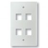P 1315 4 Port Dintek Wallplate